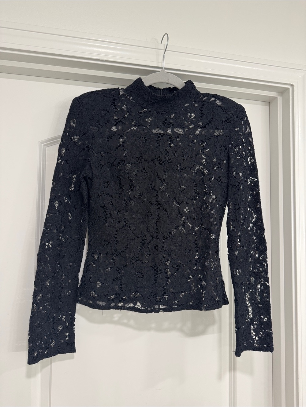 Zara shoulder pad blouse